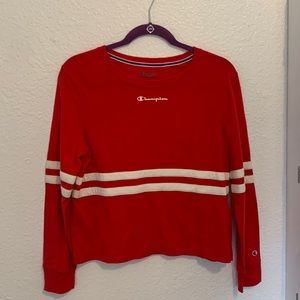 Long sleeve cropped tee